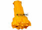 DTH Hammer Bits Cop54 DTH Bit Rock Drill Bits para Blasting Drilling, amarelo