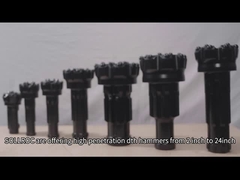 Bit DTH especial de aço com buraco de descarga para exploração geológica