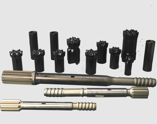 T51 Diâmetro da broca do botão do martelo superior de 89 mm a 127 mm para perfuração com martelo superior