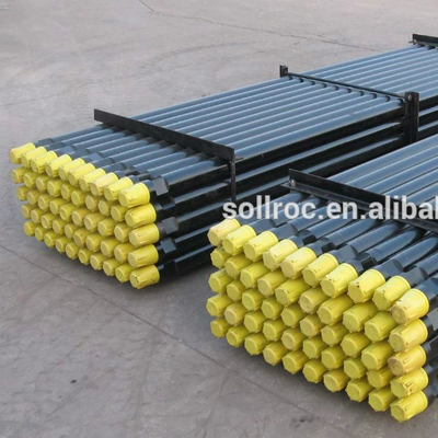 Tubo de perfuração DTH de 76-140 mm de diâmetro com tratamento térmico, amortecimento e temperação