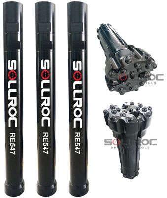 Martelo de circulação inversa de aço de alto carbono com fio Metzke/Remet para perfuração de alta eficiência