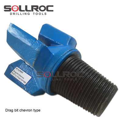 165 mm Chevron Bit API 3 1/2 '' Reg Thread Tipo Perfuração de longa duração